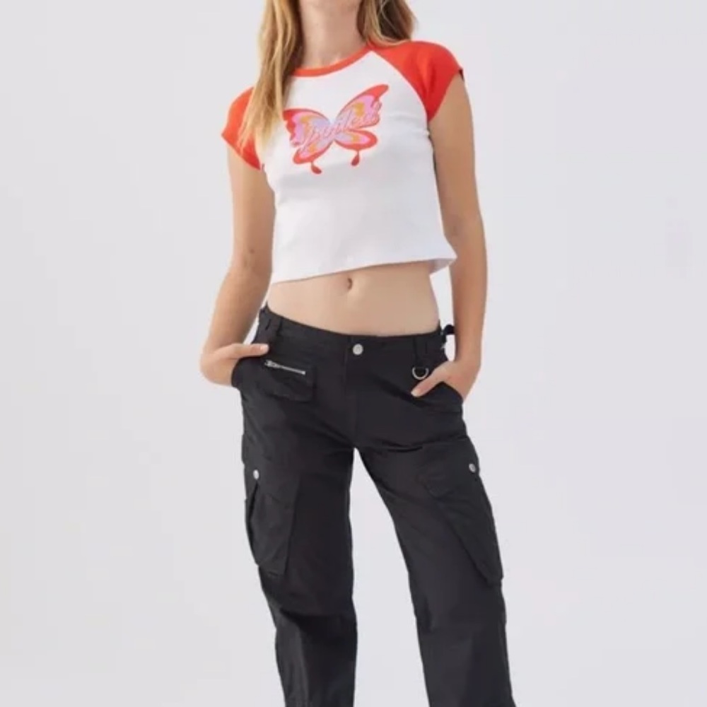 Urban Outfitters SPOILED Cheeky Fitted Raglan Tee